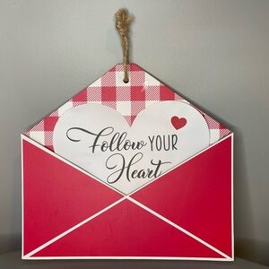 VALENTINES ENVELOPE  HANGING WALL  DECOR